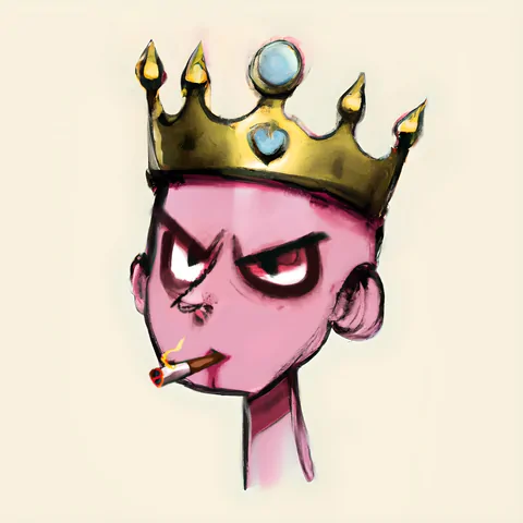 Raver #845, Gold Toxic Queen